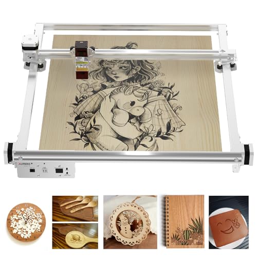 Aufero Laser 2 Laser Engraver, 5W Diode Short Focus Laser Engraver, Laser Engraving Machine for Wood/Leather, 15.7x15.7 inch Engraving Area, Aufero