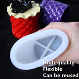 DIYcraft Resin Molds Silicone Mold, Lotus Leaf Storage Box Epoxy Mold Bow Knot Storage Box Decoration Craft Making (Mirror Style Small) DIYcraft