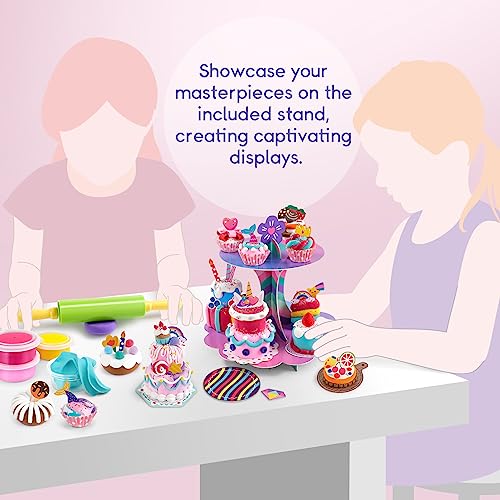 Drama Planet Craft Kits for Kids, Make Your Own Mini Desserts with Air Dry Clay, Create & Display Clay Creations, Art Activities, Great Gifts for Drama Planet