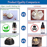 Oligar Complete Candle Making Kit with Wax Melter, Candle Making Supplies, DIY Arts&Crafts Kits Gift for Beginners,Adults,Kids,Including Electric Oligar