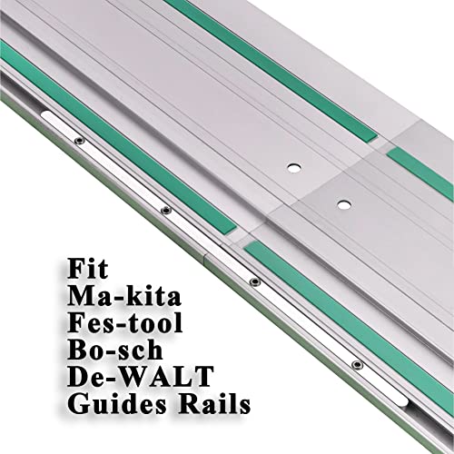 Guide Rail Connector Set P-20177 for Makita Track Saw Long Cuts， Also Compatible with Festool, Fit for DeWalt in Integrated Guide Rail T-Slots for - WoodArtSupply