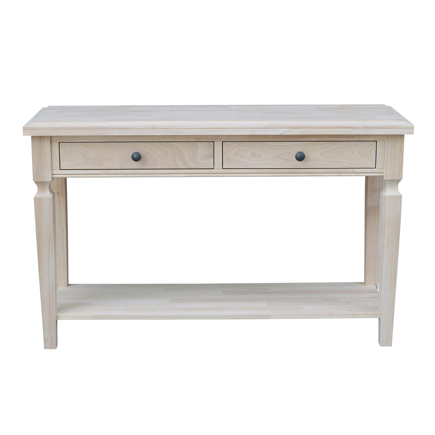 IC International Concepts Vista Console/Sofa, Unfinished Accent Table IC International Concepts