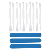 Meprotal 3pcs Silicone Stir Sticks Resin Silicone Stirring Rods, 5pcs Silicone Scoop, 5pcs Poke Needles for Mixing Resin, Facial Makeup, Jewelry Meprotal
