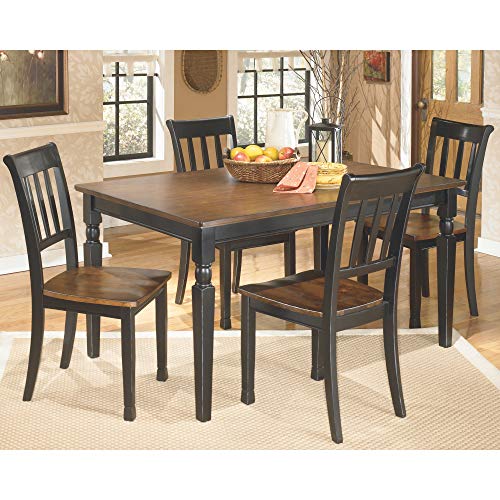 Signature Design by Ashley Owingsville Rustic Farmhouse Dining Room Table, Black & Brown Signature Design by Ashley