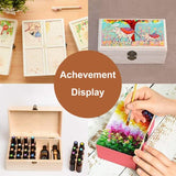 KYLER Unfinished Wooden Box with Hinged Lid, 4 Pcs- 6"x3.8"x2" Wood Boxes Bulk for Craft, Make Your Own Gift, Jewelry Pin Box KYLER