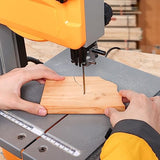 Hoteche 8-Inch Band Saw 2.0A Low Noise Two Cutting Height Table Benchtop with Fence and Miter Gauge for Woodworking, DIY Projects and Precision Hoteche