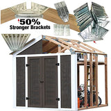 EZBUILDER 50 Structurally Stronger Truss Design Shed Builds 6in - 14in Widths Any Length Storage Garage Playhouse Easy Framing Kit 2x4 Basic Barn EZBUILDER