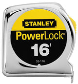 Stanley Hand Tools 33-116 3/4" X 16' PowerLock® Professional Tape Measure Stanley