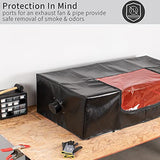 VIVO Extra Large Laser Engraver Enclosure with Exhaust Ports, Fire Retardant Laser Engraving Machine Protective Cover, Fits Large Lasers and Diode VIVO