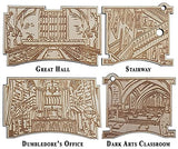 TheLaser'sEdge, Hogwarts Castle, Harry Potter Music Box with Hedwig's Theme - Solemnly Quote TheLaser'sEdge