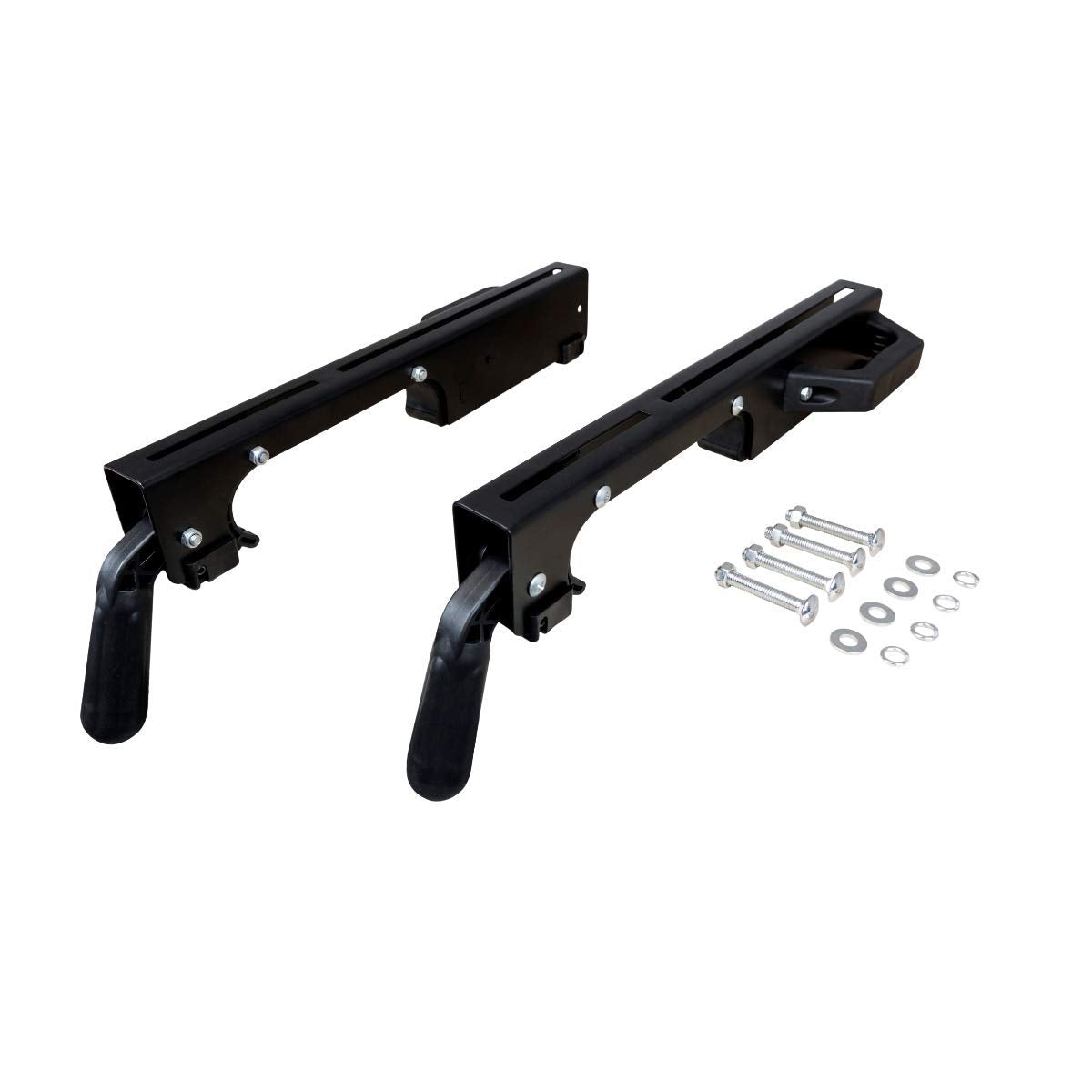 POWERTEC MT4000 Folding Miter Saw Stand with 8-Inch Wheels and 110V Power Outlets, Universal Quick-Release Brackets POWERTEC