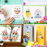 LINAYE 48 Sheets Easter Crafts Stickers for Kids Toddlers - Make Your Own Easter Stickers, Easter Basket Stuffers for Kids Toddlers Easter Treats LINAYE