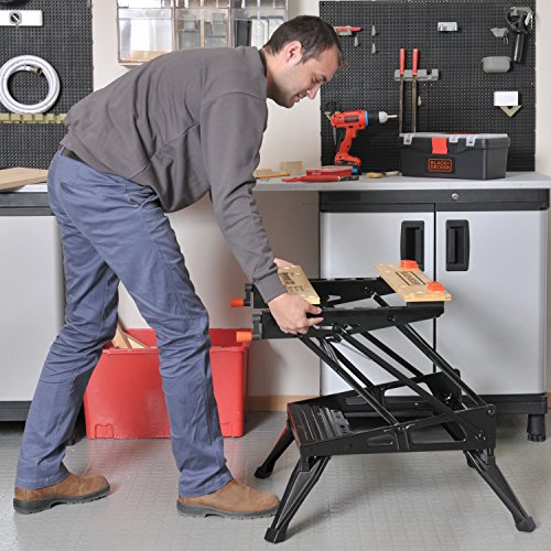BLACK+DECKER WM225 Workmate 225 450 Pound Capacity Portable Work Bench BLACK+DECKER