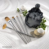 Royal & Langnickel Zen 5pc Standard Handle Brush Set, Includes - Oval Wash, Angular, Shader, Fan & Round Brushes Royal & Langnickel