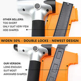 Contour Gauge with Lock, 2pcs 5&10 inch Profile Gauge Smart Measure Ruler Contour Duplicator Carpenter Tool for Vinyl Cutter Plank Install - Instant VIRIDI