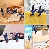 WORKPRO 8-Piece Clamp Set for Woodworking, 4-pack 4-1/2" Mini Bar Clamps and 4 Spring Clamps, Light-Duty Quick-Change Clamp/Spreader with 50 lbs Load WORKPRO