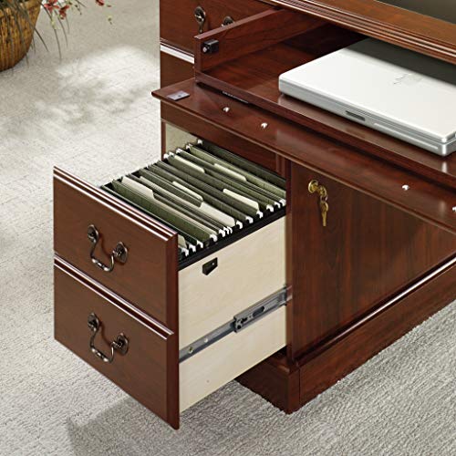 Sauder Heritage Hill Executive Desk, Classic Cherry Finish - WoodArtSupply