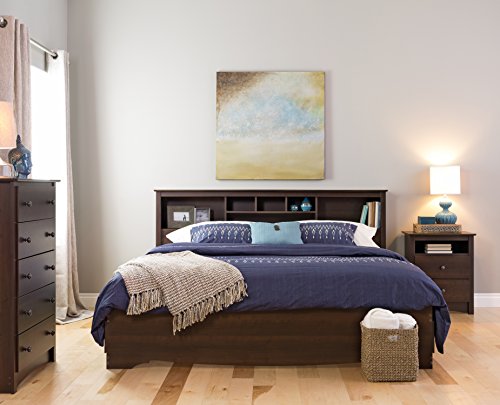 Prepac Fremont Superior 5-Drawer Chest for Bedroom - Spacious and Stylish Chest of Drawers, Measuring 16"D x 31.5"W x 45.25"H, In Espresso Finish Prepac