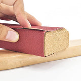EMILYPRO Cork Sanding Blocks 4-1/4"x 2-3/8" x 1-3/16" Hand Sanding Tool for sandpaper - 3pcs EMILYPRO