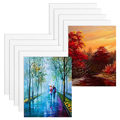 Sublimation Blanks Products for 8x10 Picture Frame, 15Pcs for DIY Halloween Christmas Photos, Double-Sided Decorative Canvas Pads Sublimation Mity rain