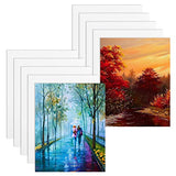 Sublimation Blanks Products for 8x10 Picture Frame, 15Pcs for DIY Halloween Christmas Photos, Double-Sided Decorative Canvas Pads Sublimation Mity rain