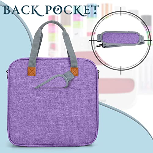 LUXJA Carrying Bag Compatible with Cricut Joy Carrying Case Compatible with  Cricut Joy and Tool Set Tote Compatible with Cricut Joy (with Supplies  Storage Sections) Purple (gray lining)