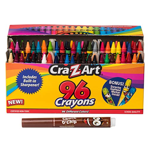 Cra-Z-Art 96ct Crayons in Flip-Top Box with Sharpener Cra-Z-Art