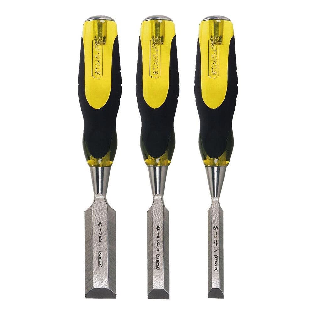Stanley 16-970 FatMax Short Blade Chisel Set, 3-Piece Stanley