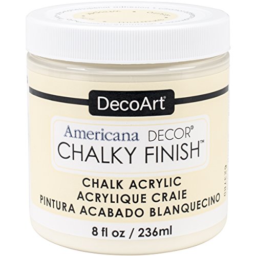 DecoArt ADC-03 Americana Chalky Finish Paint, 8-Ounce, Whisper DecoArt