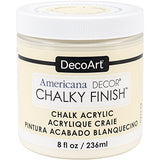 DecoArt ADC-03 Americana Chalky Finish Paint, 8-Ounce, Whisper DecoArt
