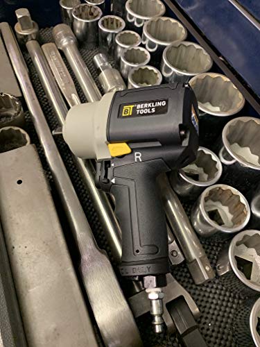 Berkling Tools 2463T 1/2" HEAVY DUTY Pneumatic Impact Wrench - Air Powered, Twin Hammer, Composite Handle Berkling Tools