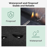 Creality Laser Engraver Cover V2.0 Fireproof and Dustproof Protective Enclosure with Exhaust Fan 4000RPM Pipe for Most Laser Cutter, Insulates Lutyr