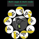 300mm (12") Combination Square Ruler, 1PC Adjustable Engineers Combination Try Square Set, Right Angle Ruler, Stainless Steel Finished Ruler, for Diyeeni