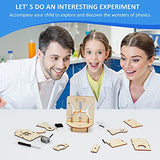 4 Set STEM Kits, STEM Projects for Kids Ages 8-12, Science Experiment Building Kit, Wooden 3D Puzzles, Educational Building Toys, Gifts for Poraxy