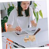 Tofficu 2pcs DIY Train Pen Holder Mini Unfinished Wooden Train Unfinished Wood Dolls DIY Wood Ornaments Small Unfinished Wood Basket Kids Painting Tofficu