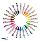 edding 5000 acrylic marker broad - yellow - 1 waterproof acrylic paint marker - chisel nib 5-10 mm - acrylic paint pen for drawing on canvas, art edding