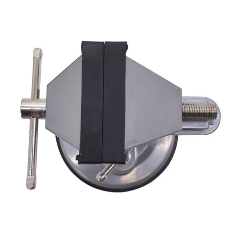 findmall Vacuum Base Vise Portable Base Vise 3.15" Jaw Width Pivots Multi-Angle Rotate 360° Fit for Various Smooth Work Surfaces findmall