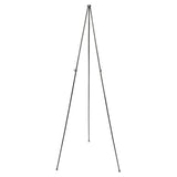 Quartet Instant Easel 63” Stand, Supports 5 lbs., Tripod Base, Powder Coated Steel Material, Collapsible, Black (29E) Quartet