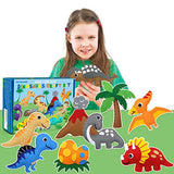 CiyvoLyeen Dinosaur Sewing Craft Kit DIY Kids Craft and Sew Set for Girls and Boys Educational Beginners Sewing Stuffed Animal Felt Plush Ornaments CiyvoLyeen