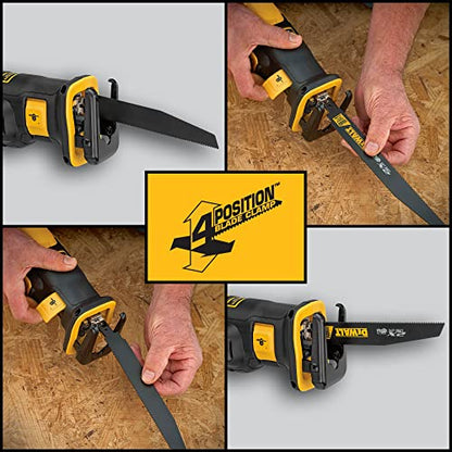 DEWALT 20V MAX* XR Reciprocating Saw, Compact, Tool Only (DCS367B) - WoodArtSupply