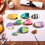 Lifetop 100 PCS Painting Rocks Bulk, Natural River DIY Rocks Flat & Smooth Kindness Rocks for Arts, Crafts, Decoration, Small Rocks for lifetop