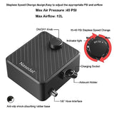 Nasedal Upgraded Dual-Action Airbrush kit with 40PSI Air Compressor Air Brush Model Paint for Car Nail Makeup Cake Decoration Art Drawing Craft nasedal