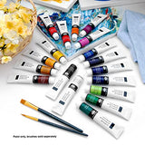 Royal & Langnickel Acrylic Color Artist Tube Paint, 21ml, 18-Pack Royal & Langnickel