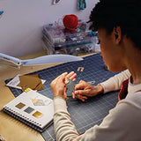 Cricut Bright 360 Floor Lamp with Digital Design Files Bundle - Adjustable Brightness and Pivoting Light, Ultimate LED Craft Lighting That Evenly Cricut