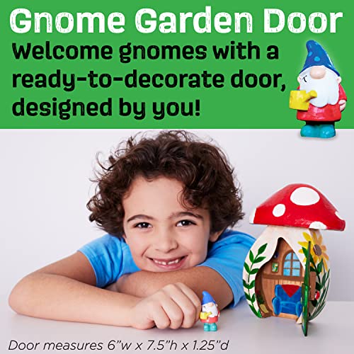 Creativity for Kids Gnome Garden Door - Painting Arts and Crafts for Boys and Girls, Kids Activities for Ages 6-8+ - WoodArtSupply