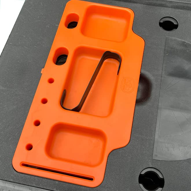 LEADALLWAY 7-in-1 Workbench Folding Painted Work Table as Workbench, Scaffold,Platform,Sawhorse,Car Creeper and Hand Truck with 4 Wheels, Black LEADALLWAY