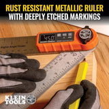 Klein Tools 935DAF Digital Angle Finder, Precision Measurements, Miter Saw Protractor Angle Calculation and Portable Design Klein Tools