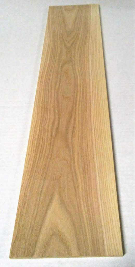 Pack of 2 Black Ash 1/4" Thick, Up to 6" Wide, 24" Long. You Choose Width. Thin Solid Wood Lumber Made by Wood-Hawk (1/4 x 3 x 24) - WoodArtSupply