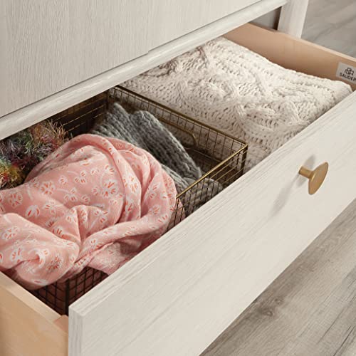 Sauder Dover Edge Bedroom Armoire with Drawer, L: 34.17" x W: 21.18" x H: 60.04", Glacier Oak Finish Sauder