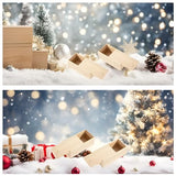 RHBLME 4 Pack Unfinished Wood Box with Sliding Lid, 7.87" x 3.94" x 3.15" Wooden Keepsake Box Storage Box, Rustic Wood Gift Boxes for Art Hobbies RHBLME